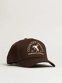 COUNTRY LIBERTY SOLID BROWN COWBOY HAT