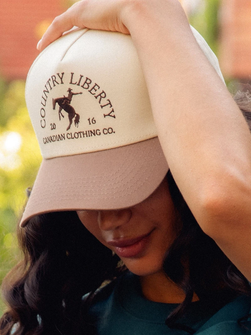 COUNTRY LIBERTY BROWN COWBOY HAT