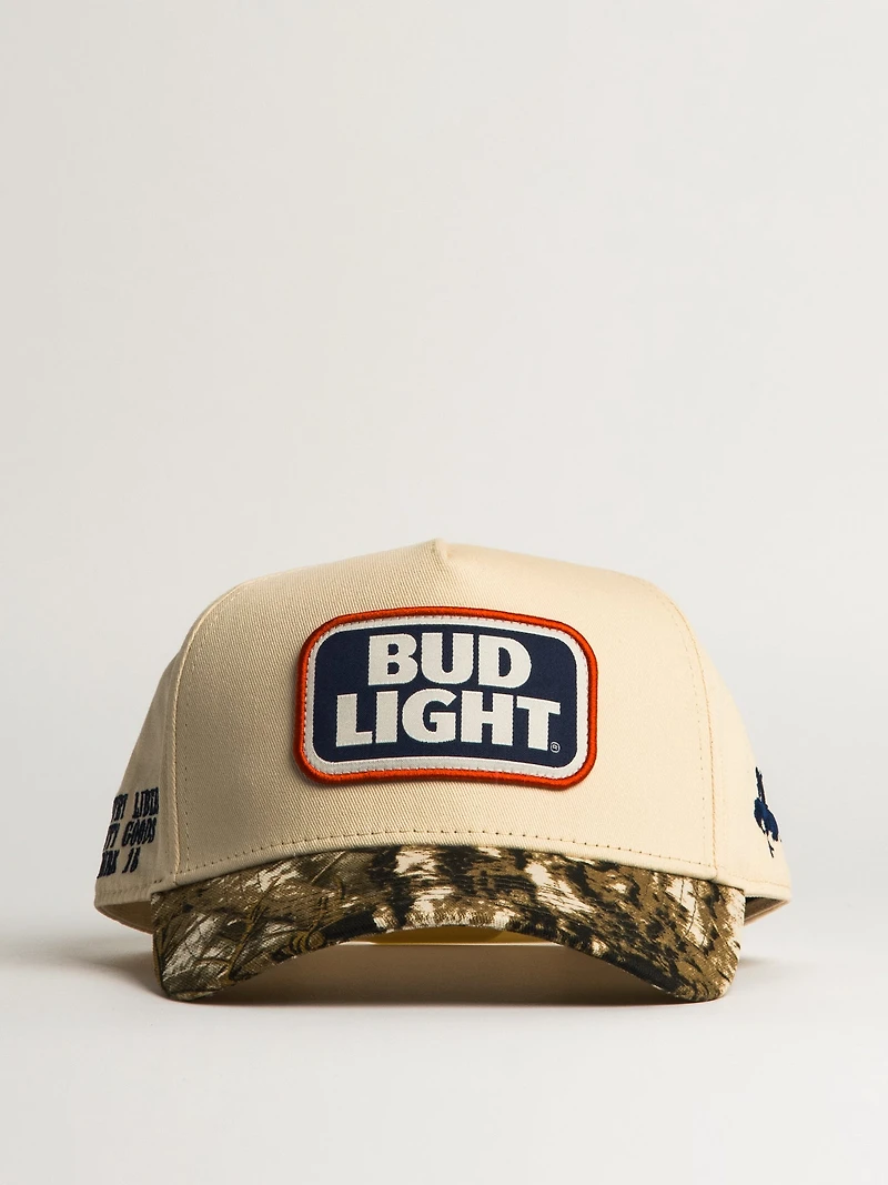 COUNTRY LIBERTY CAMO BUDLIGHT HAT
