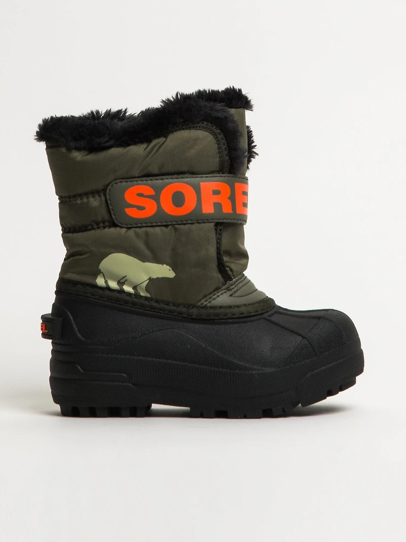 KIDS SOREL CHILDRENS SNOW COMMANDER BOOT - CLEARANCE