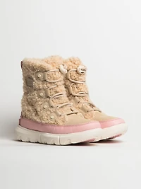 KIDS SOREL YOUTH EXPLORER COZY BOOT - CLEARANCE