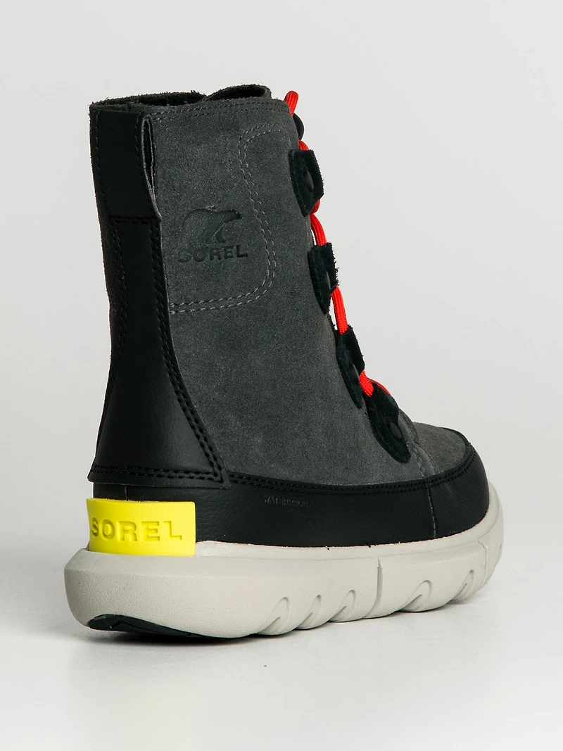 KIDS SOREL EXPLORER LACE WATER PROOF YOUTH - CLEARANCE