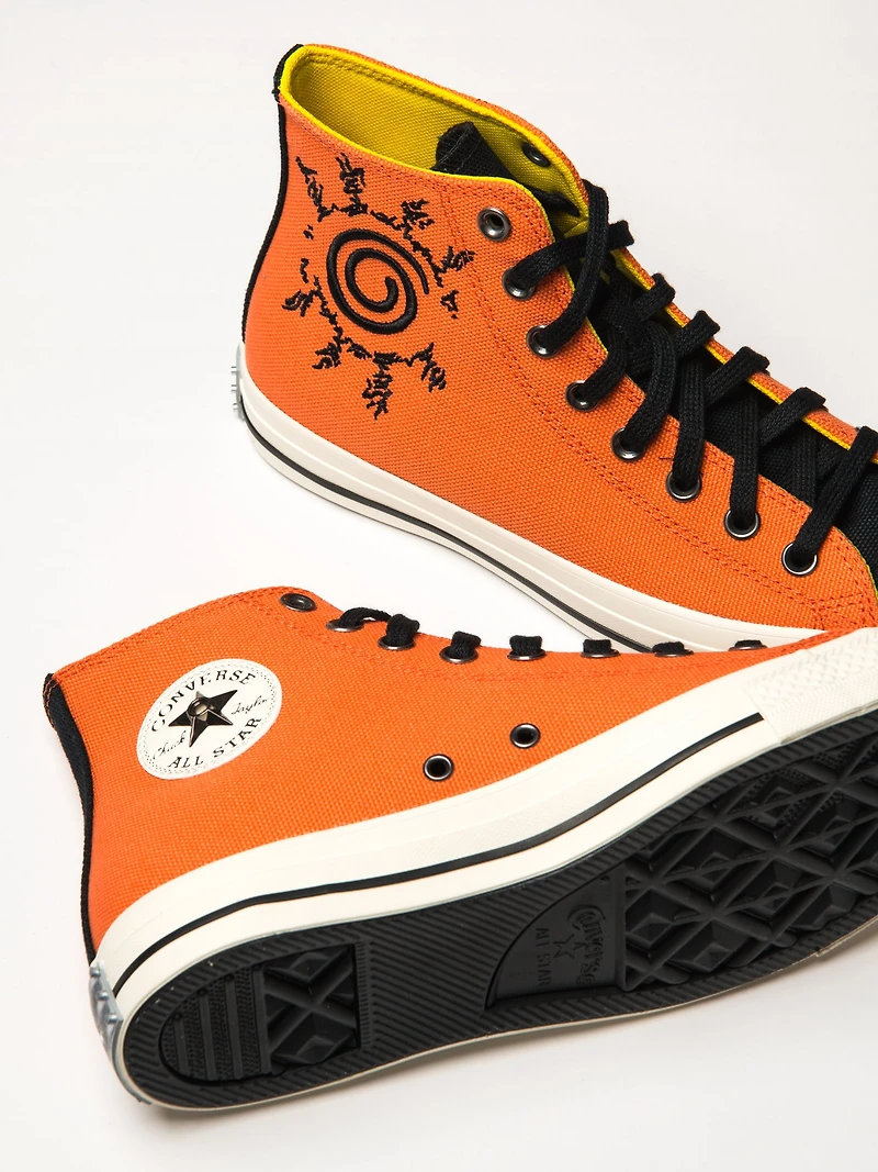 MENS CONVERSE CHUCK TAYLOR ALL-STAR HI NARUTO - PALE MAGMA