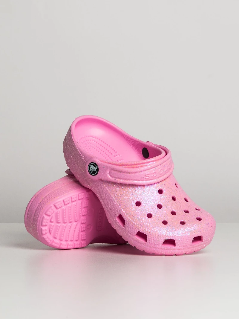 KIDS CROCS CLASSIC GLITTER CLOG - CLEARANCE