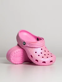 KIDS CROCS CLASSIC GLITTER CLOG - CLEARANCE