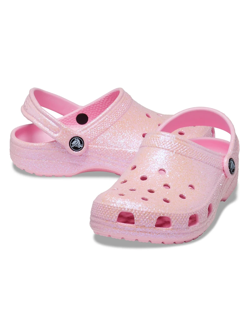 KIDS CROCS CLASSIC GLITTER CLOG - CLEARANCE