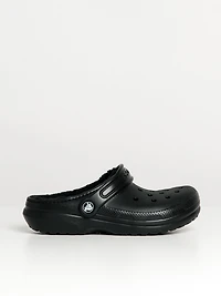 CROCS KIDS CLASSIC LINED CLOG - BLACK
