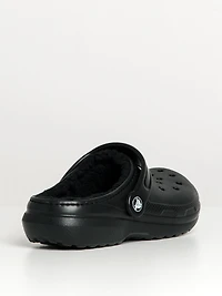 CROCS KIDS CLASSIC LINED CLOG - BLACK