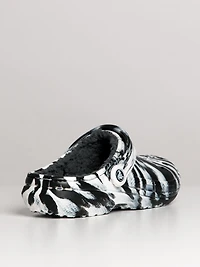 MENS CROCS CLASSIC LINED MARBLE CLOGS - CLEARANCE