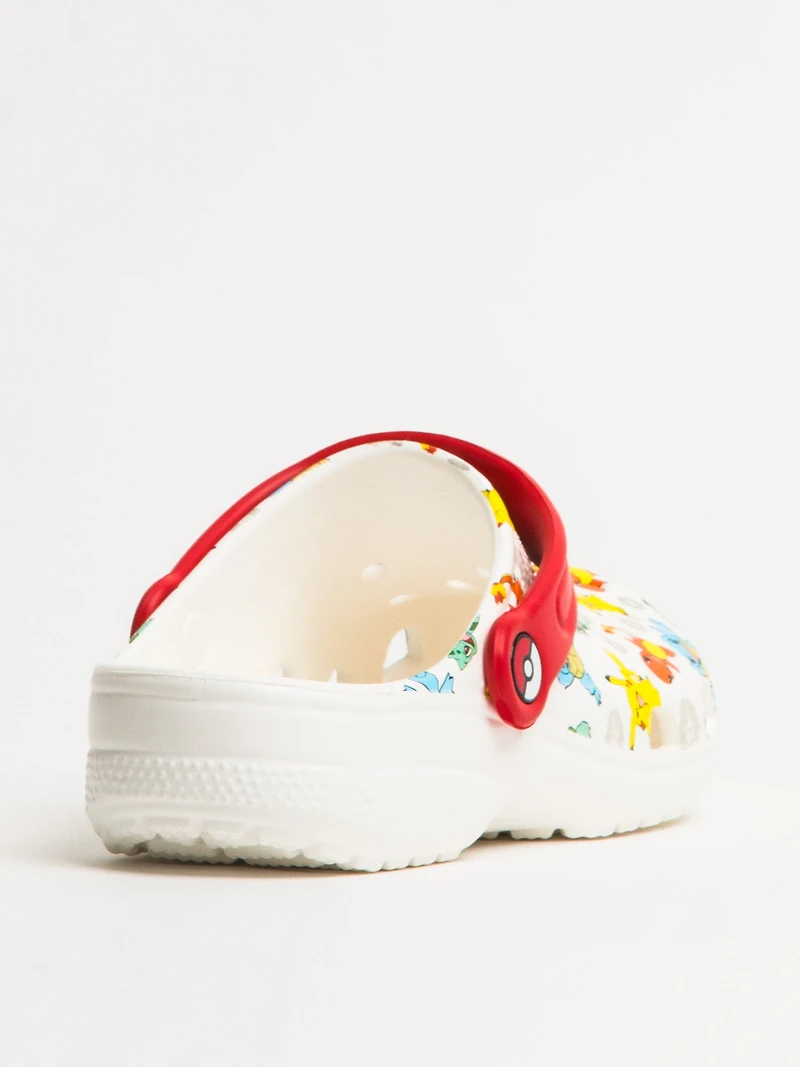 CROCS KIDS CLASSIC POKEMON CLOG - WHITE