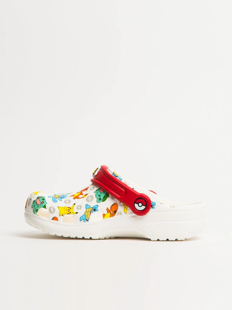 CROCS KIDS CLASSIC POKEMON CLOG - WHITE
