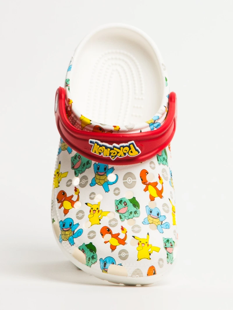 CROCS KIDS CLASSIC POKEMON CLOG - WHITE