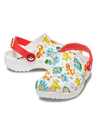 CROCS KIDS CLASSIC POKEMON CLOG - WHITE