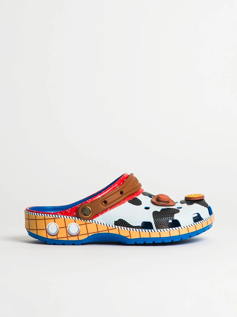 MENS CROCS TOY STORY WOODY CLASSIC CLOG - CLEARANCE
