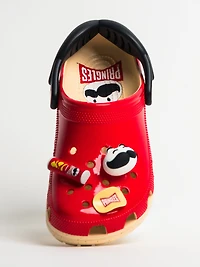 MENS CROCS PRINGLES CLASSIC CLOG - ORANGE/RED CLEARANCE