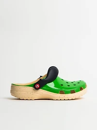 MENS CROCS PRINGLES CLASSIC CLOG - GREEN/BLUE CLEARANCE
