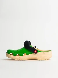 MENS CROCS PRINGLES CLASSIC CLOG - GREEN/BLUE CLEARANCE