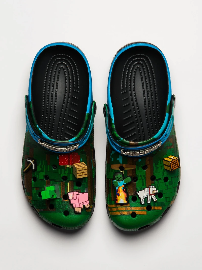 MENS CROCS CLASSIC CLOG - MINECRAFT