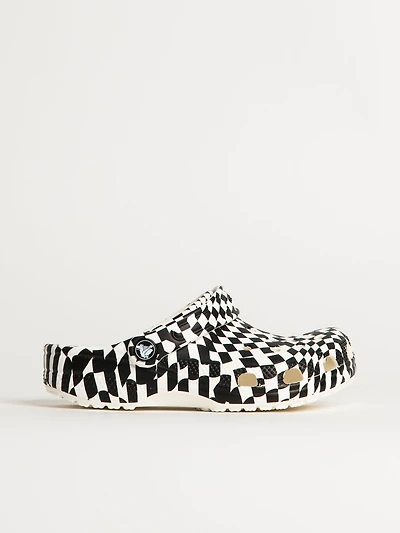 KIDS CROCS CLASSIC WARPED CHECKER CLOG