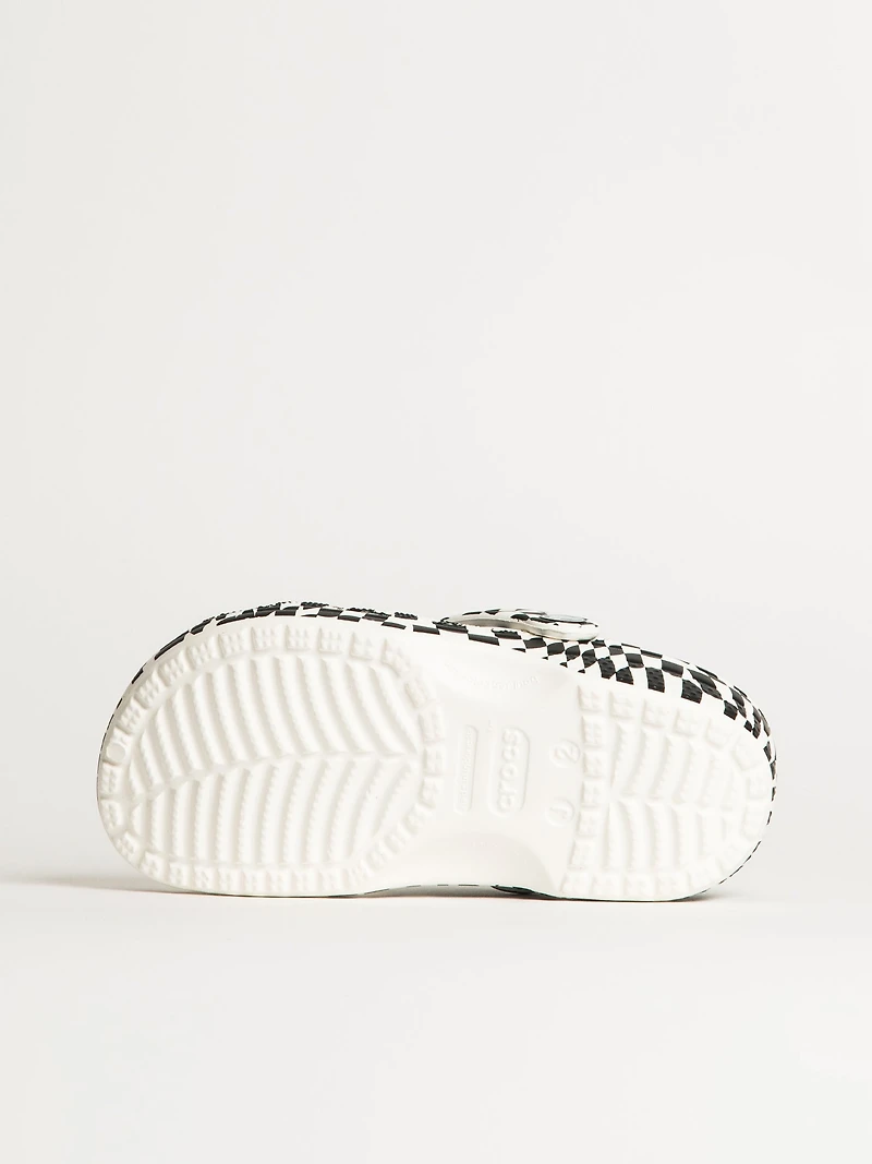 KIDS CROCS CLASSIC WARPED CHECKER CLOG