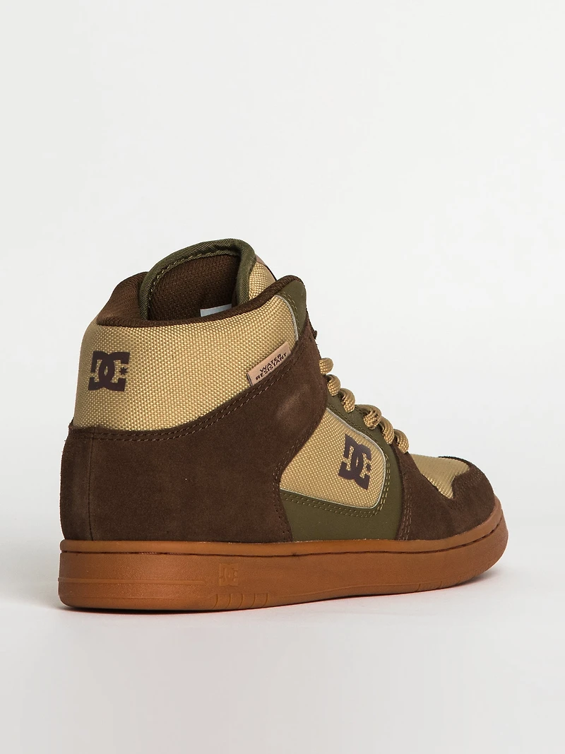 MENS DC SHOES MANTECA 4 HI WATER RESISTANT SHOE - CLEARANCE