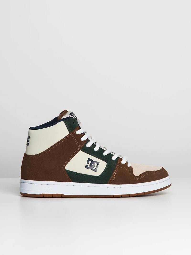 MENS DC SHOES MANTECA 4 HI SUEDE - CLEARANCE