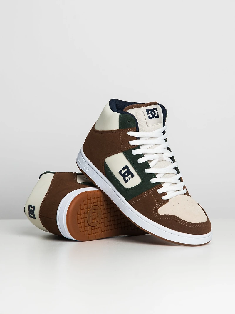 MENS DC SHOES MANTECA 4 HI SUEDE - CLEARANCE
