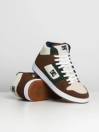 MENS DC SHOES MANTECA 4 HI SUEDE - CLEARANCE