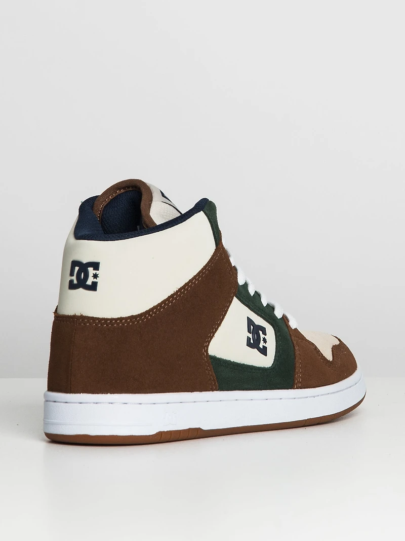 MENS DC SHOES MANTECA 4 HI SUEDE - CLEARANCE