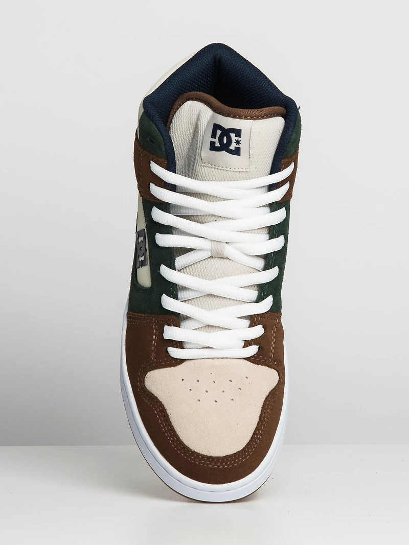 MENS DC SHOES MANTECA 4 HI SUEDE - CLEARANCE