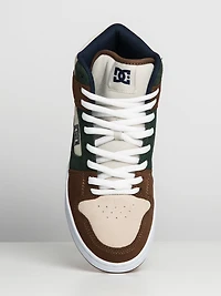 MENS DC SHOES MANTECA 4 HI SUEDE - CLEARANCE