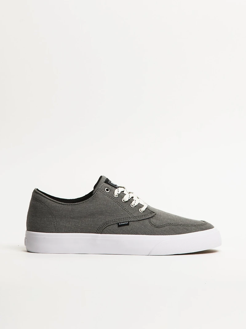 MENS ELEMENT TOPAZ C3 CANVAS HEATHER GREY SNEAKER - CLEARANCE