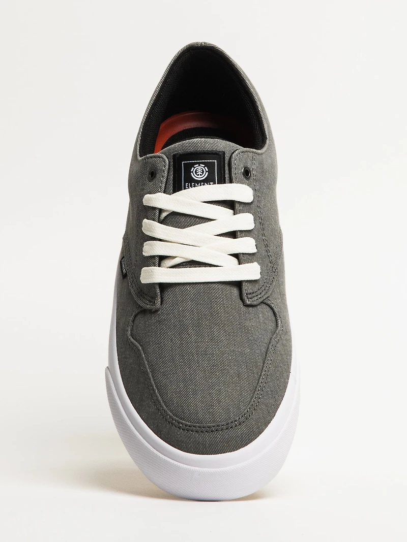 MENS ELEMENT TOPAZ C3 CANVAS HEATHER GREY SNEAKER - CLEARANCE