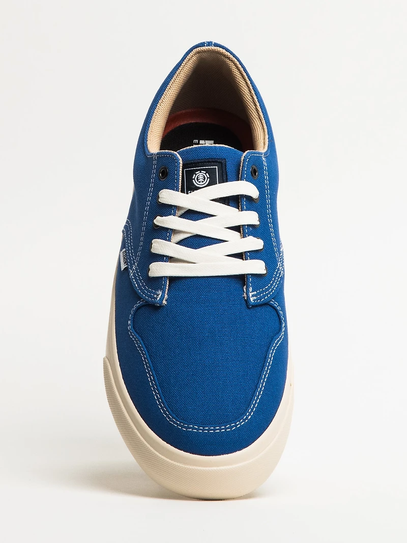 MENS ELEMENT TOPAZ C3 CANVAS NAVY SNEAKER - CLEARANCE