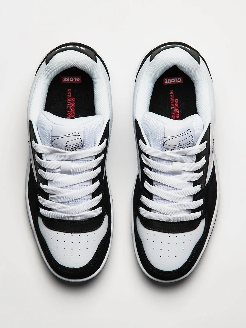 MENS GLOBE MOJO 2.0 SNEAKER - BLACK/WHITE