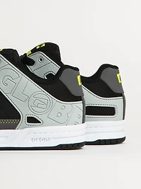 MENS GLOBE TILT SNEAKER - GREYSCALE/BLACK