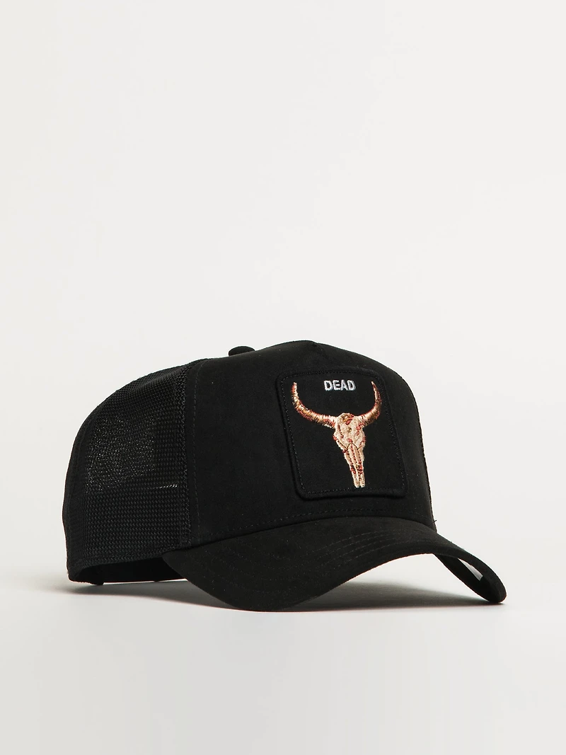 GOORIN BROS DEAD SUEDE TRKR - BLACK