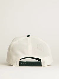 GOORIN BROS LUCKY DUCK SUEDE TRUCKER HAT - GREEN