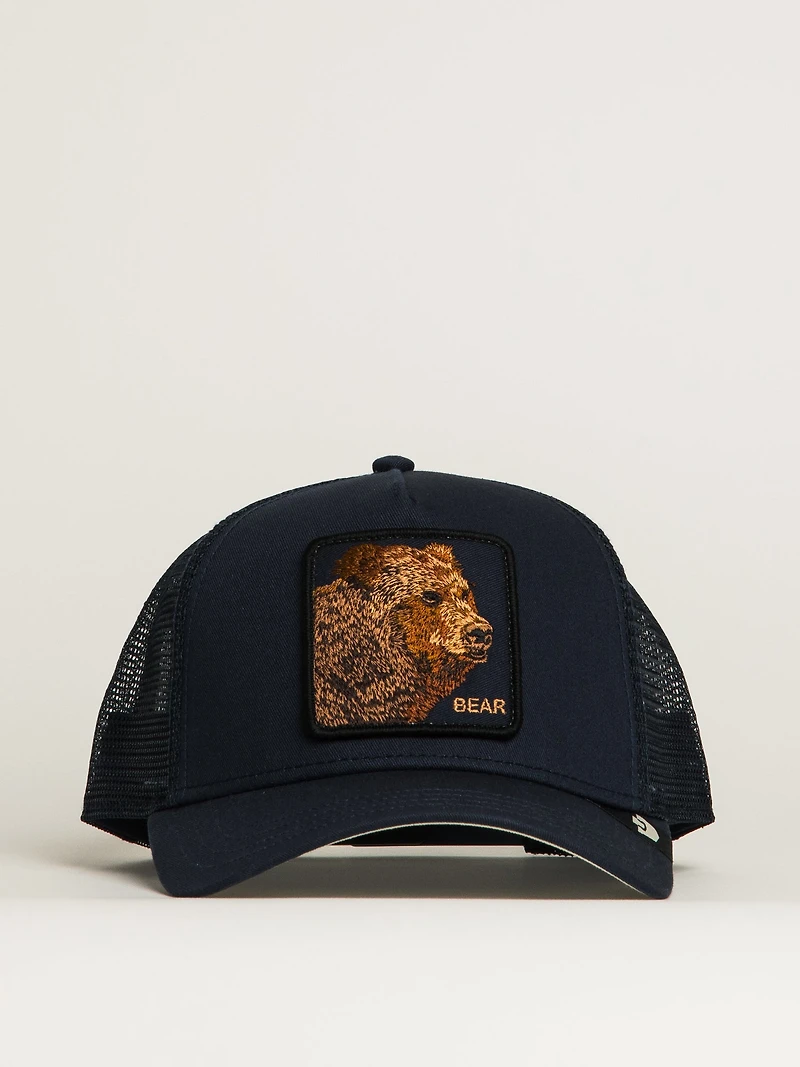 GOORIN BROS BEAR TRUCKER HAT - NAVY