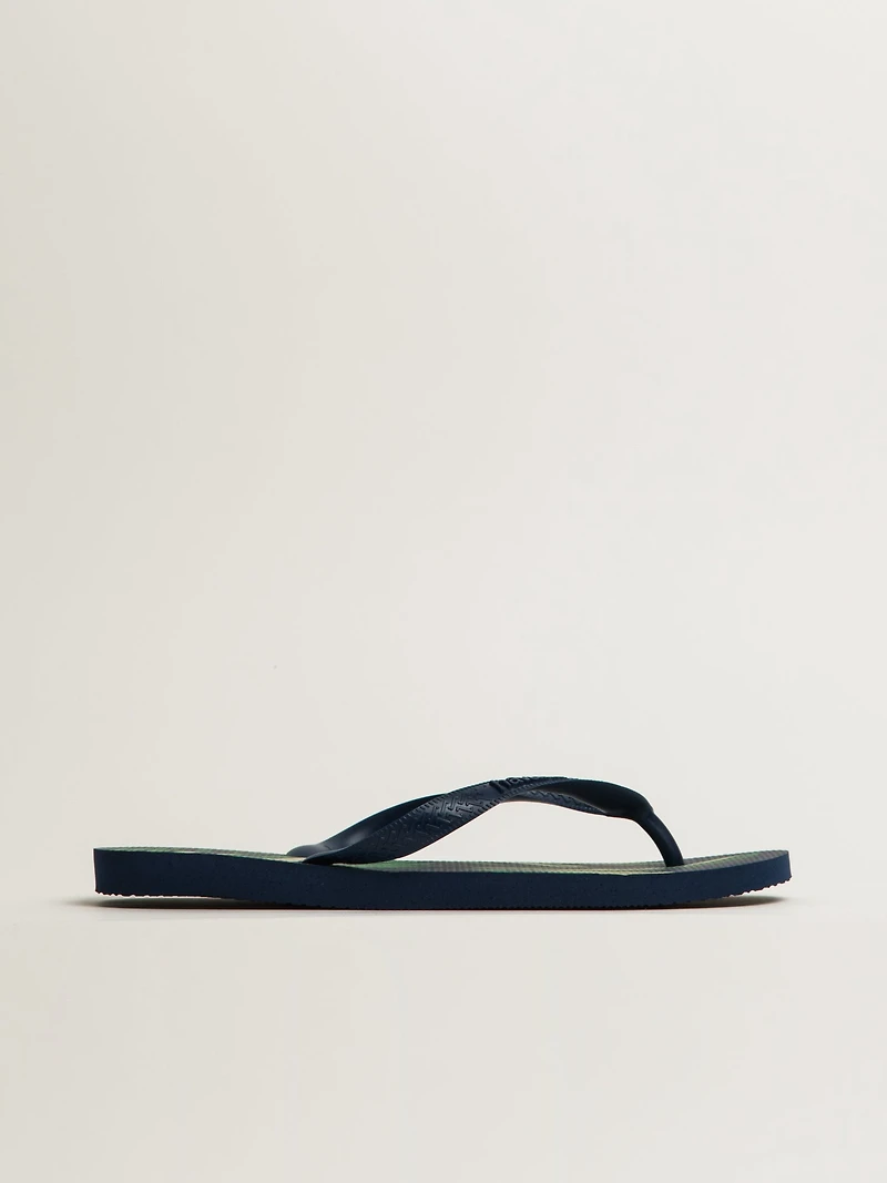 MENS HAVAIANAS TOP ALOHA SANDALS - NAVY