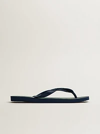 MENS HAVAIANAS TOP ALOHA SANDALS - NAVY