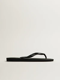 MENS HAVAIANAS TOP SANDALS - BLACK