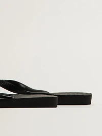 MENS HAVAIANAS TOP SANDALS - BLACK