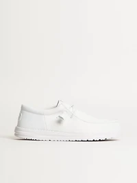 MENS HEYDUDE WALLY FUNK MONO SLIP-ON - WHITE