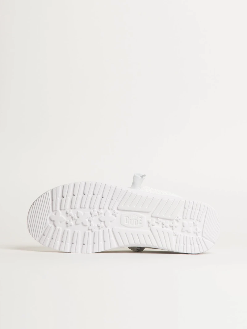 MENS HEYDUDE WALLY FUNK MONO SLIP-ON - WHITE