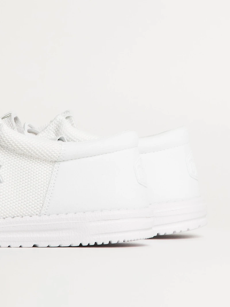 MENS HEYDUDE WALLY FUNK MONO SLIP-ON - WHITE