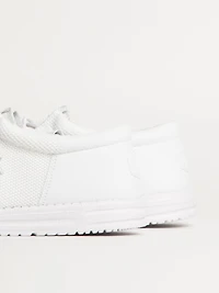 MENS HEYDUDE WALLY FUNK MONO SLIP-ON - WHITE