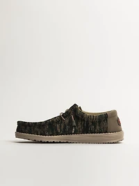 MENS HEYDUDE WALLY SOX WOODLAND CAMO