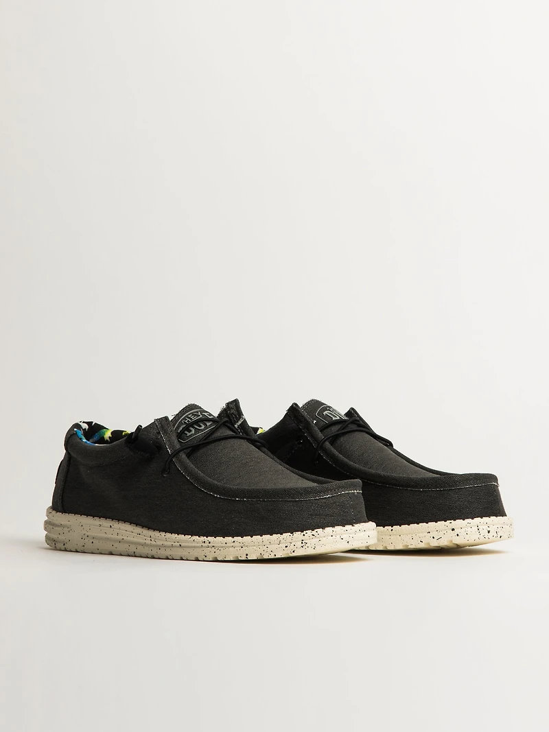 MENS HEYDUDE WALLY STRETCH CANVAS