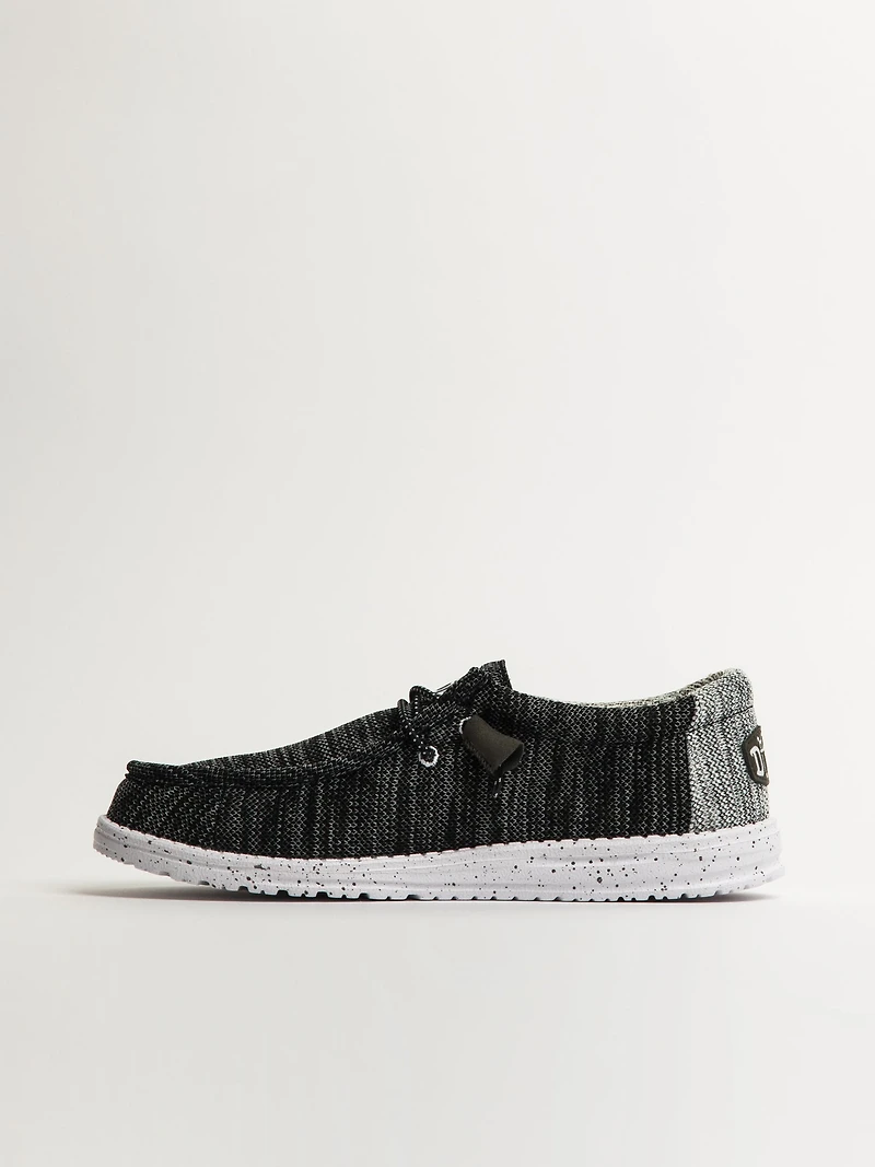 MENS HEYDUDE WALLY STRETCH - METEORITE